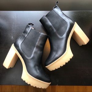 Valentino RED platform ankle boots